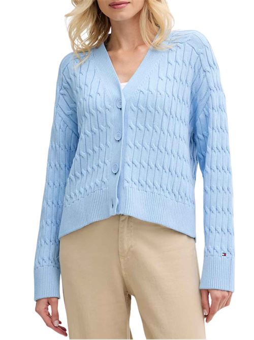 Cardigan a trecce Tommy Hilfiger | WW0WW50078C1Z